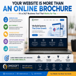 Professional business website displaying lead generation, customer engagement, analytics, and integrated digital business solutions.
